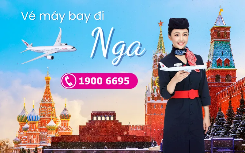 Đặt vé máy bay đi Nga China Eastern Airlines giá tốt