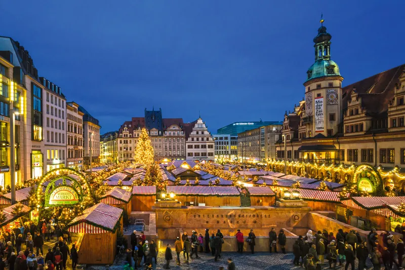 Chợ Giáng sinh Leipzig