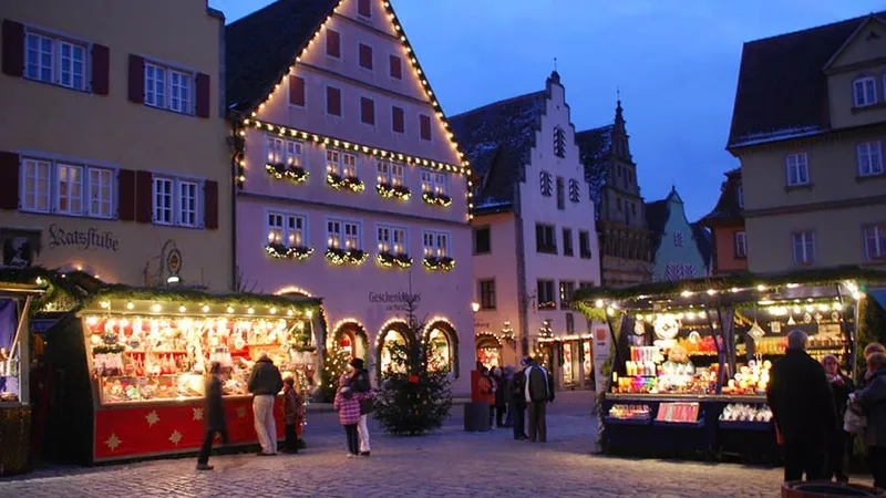 Chợ Giáng sinh Rothenburg ob der Tauber