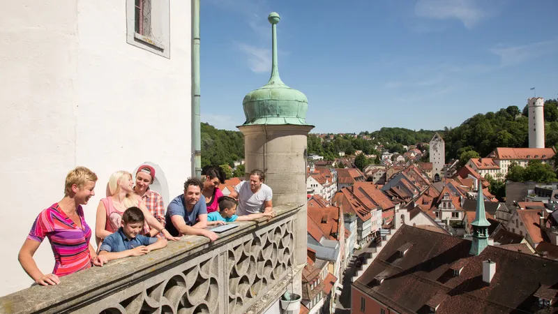 Leo lên Blaserturm Ravensburg