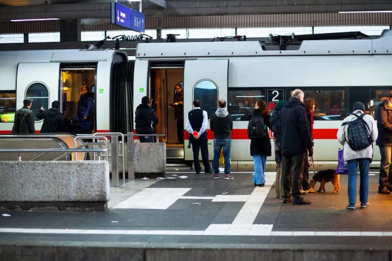 Tàu hỏa là cách tốt nhất để đi từ Frankfurt đến Cologne