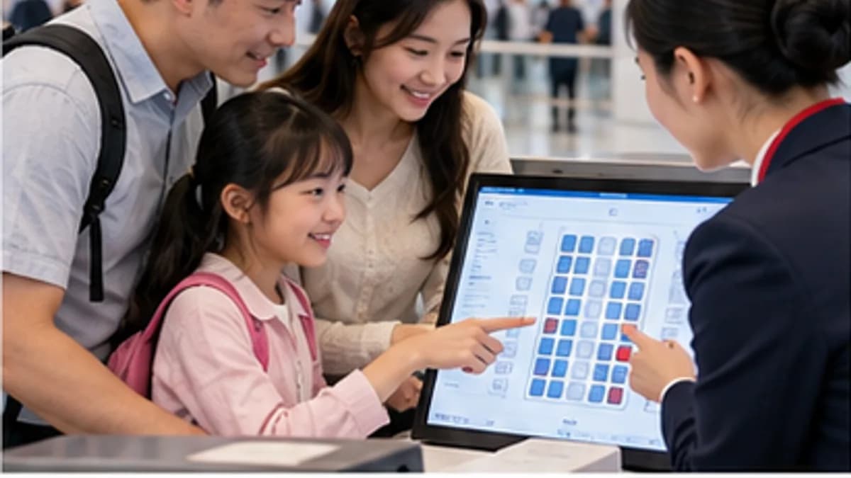 Minh họa ghế cửa sổ hay lối đi China Eastern