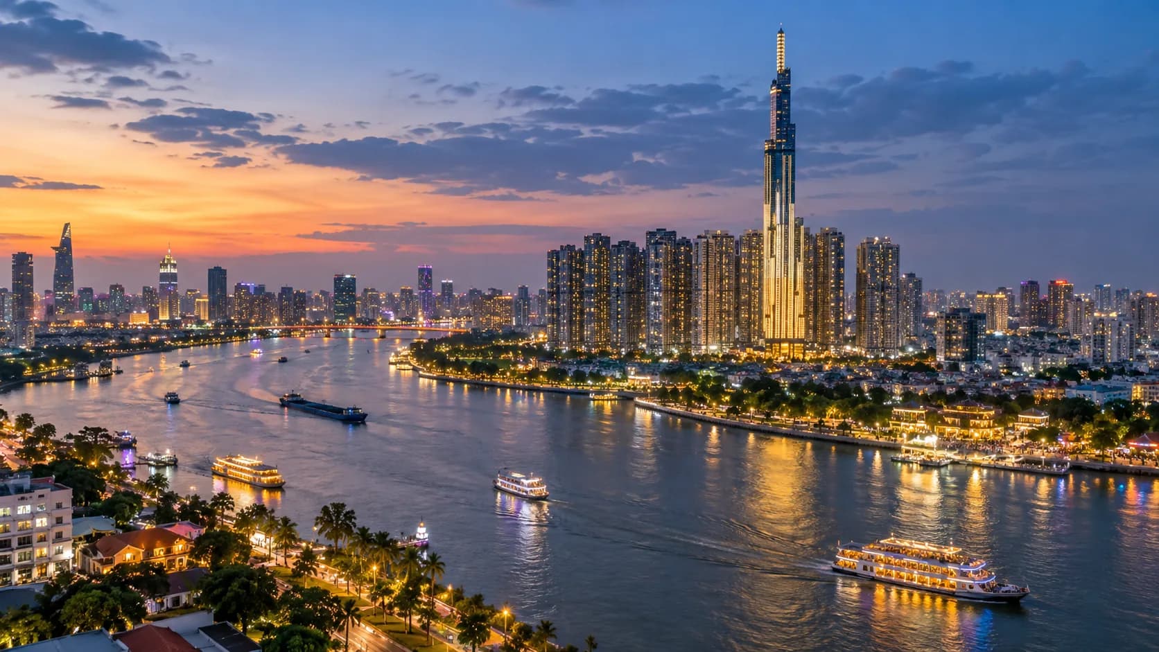 Điểm đến trong hành trình Thượng Hải đi TP. Hồ Chí Minh